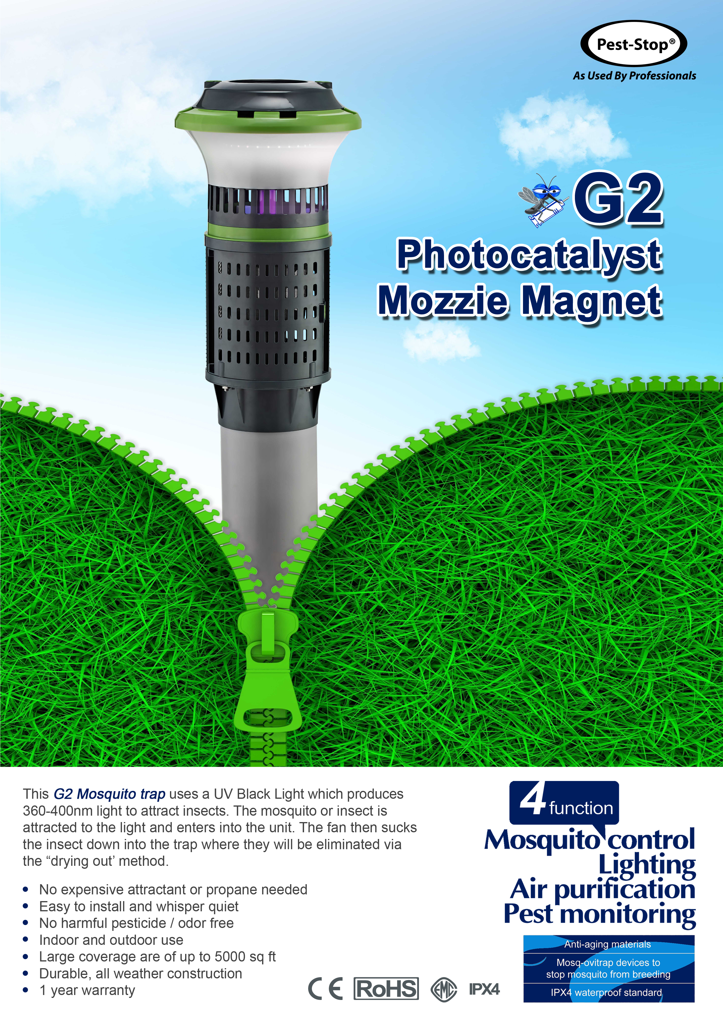 G2 Photocatalyst Mozzie Magnet – Olee